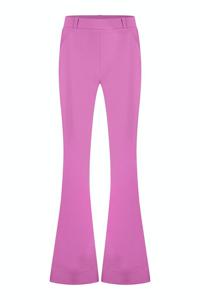 Studio Anneloes Flair Bonded Trousers 09783 Flared 4900 Dark Pink