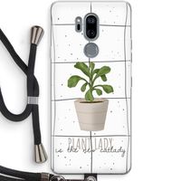Kamerplant op vensterruit: LG G7 Thinq Transparant Hoesje met koord