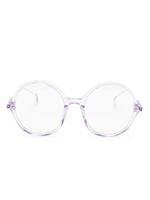 Eyepetizer lunettes de vue Soleil à monture ronde transparente - Violet