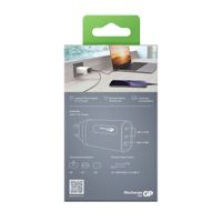 GP Batteries GPWCGM3AWHUSB254 USB-oplader 65 W Thuis Aantal uitgangen: 3 x USB, USB-C bus (Power Delivery) - thumbnail