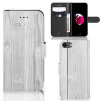 iPhone 7 | 8 | SE (2020) | SE (2022) | Book Style Case | White Wood