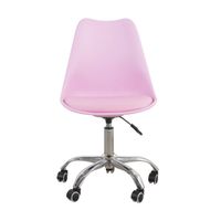 Bureaustoel roze - hoogte verstelbaar - thumbnail