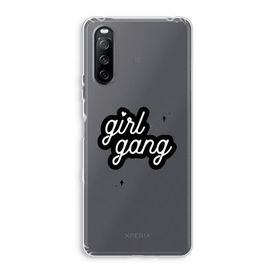 Girl Gang: Sony Xperia 10 III Transparant Hoesje