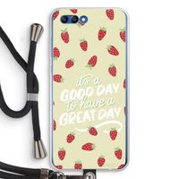 Don't forget to have a great day: Honor 10 Transparant Hoesje met koord