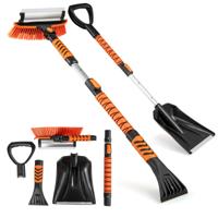 Ijskrabber en Sneeuwborstel 107 CM 4-in-1 Ijskrabber voor Autoruiten met Roterende Borstelkop Sneeuwborstel voor Auto's SUV's Vrachtwagens Ijskrabber en Sneeuwborstel 107 CM 4-in-1 Ijskrabber voor Autoruiten met Roterende Borstelkop Sneeuwborstel voor Auto's SUV's Vrachtwagens