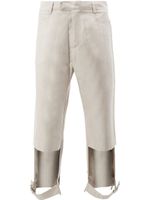 Delada cut out belted trousers - Tons neutres