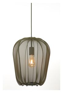 Light & Living Hanglamp 'Plumeria' 34cm, kleur Donkergroen