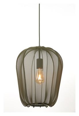 Light & Living Hanglamp 'Plumeria' 34cm, kleur Donkergroen