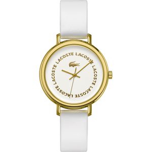 Lacoste horlogeband 2000623 / LC-33-3-34-2221 Leder Wit 14mm