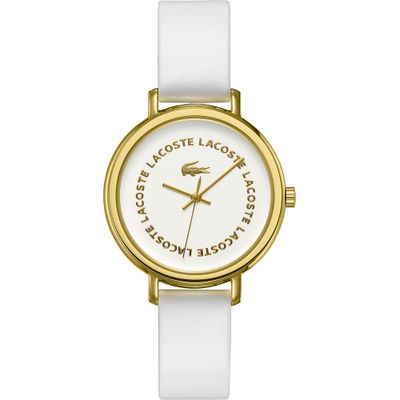 Lacoste horlogeband 2000623 / LC-33-3-34-2221 Leder Wit 14mm