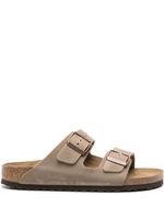 Birkenstock sandales Arizona en cuir - Marron - thumbnail