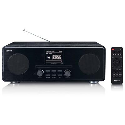 LENCO DIR-260BK - Internet / DAB+ FM Radio met CD-speler en Bluetooth®, zwart