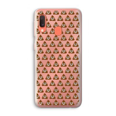 Poop emoji: Samsung Galaxy A20e Transparant Hoesje