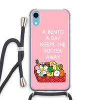 Bento a day: iPhone XR Transparant Hoesje met koord Bento a day: iPhone XR Transparant Hoesje met koord