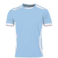 Hummel 110106 Club Shirt Korte Mouw - Sky Blue-White - XL