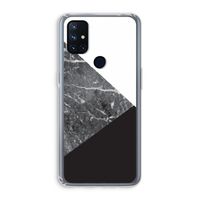 Combinatie marmer: OnePlus Nord N10 5G Transparant Hoesje