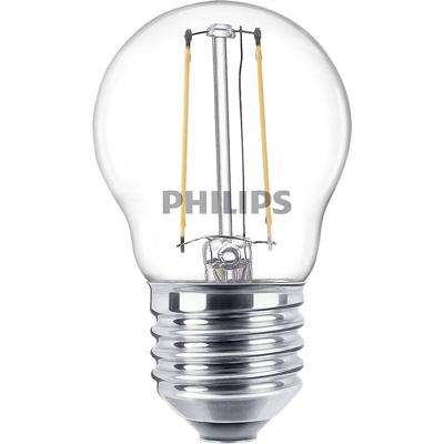 Philips LED 76329900 LED-lamp Energielabel F (A - G) E27 Kogel 2 W = 25 W Warmwit (Ø x l) 4.5 cm x 7.8 cm 1 stuk(s)