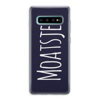 Moatsje!: Samsung Galaxy S10 Plus Transparant Hoesje