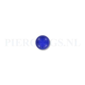 Balletje 1.6 mm acryl transparant blauw 6 mm
