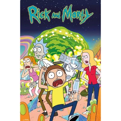 GBeye Rick and Morty Group Poster 61x91,5cm GBeye Rick and Morty Group Poster 61x91,5cm