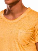 Ombre - heren T-shirt geel - S1051 - thumbnail