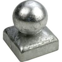 Connex Paalkapje 70X70Mm Met Kogel Vz - HV4292