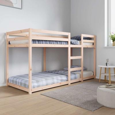 Stapelbed massief grenenhout 80x200 cm