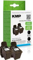 KMP Inktcartridge vervangt HP 56, C6656AE Compatibel 2-pack Zwart H11D 0995,4021 - thumbnail