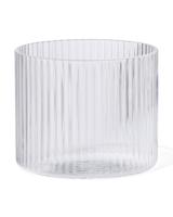 HEMA Glas Voor Geurkaars S Ribbel Transparant (transparant) HEMA Glas Voor Geurkaars S Ribbel Transparant (transparant)
