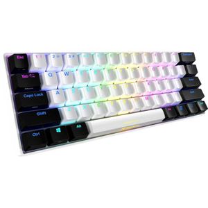 Sharkoon SKILLER SGK50 S4 gaming toetsenbord RGB leds, Hot-swappable, 60%