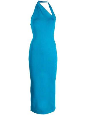 Galvan London robe Artemis à dos-nu - Bleu
