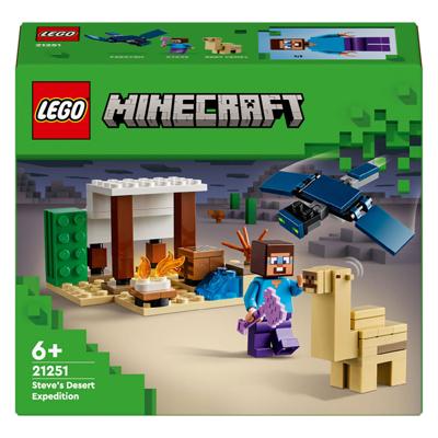 LEGO minecraft 21251 steve&apos;s woestijnexpeditie