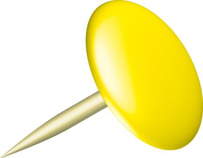 Alco al-151-13 punaises sun 9,5mm messing doos a 100 stuks geel