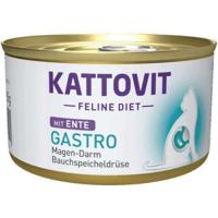 KATTOVIT Feline Diet Gastro Duck - nat kattenvoer - 85g