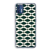 Moroccan tiles: Motorola Moto G9 Plus Transparant Hoesje