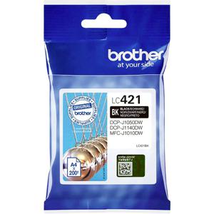 Brother Inktcartridge LC-421BK Origineel Zwart LC421BK