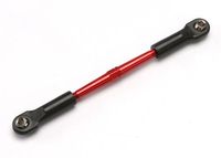 Turnbuckle, aluminum (red-anodized), front toe link, 61mm (1) (assembled with rod ends and hollow balls) (see part 5539x for complete set of jato a... - thumbnail