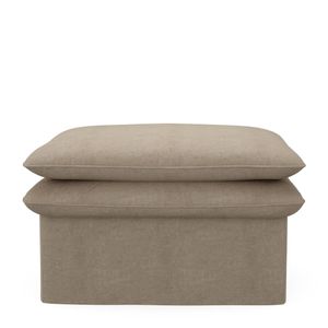 Rivièra Maison Hocker 'Continental' 105 x 90cm, Washed Cotton, kleur Natural