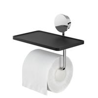 Toiletrolhouder Geesa Opal | Met planchet | Chroom