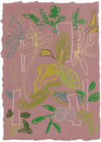 Moooi Carpets - Vloerkleed Sprouts Scarlet Powder Wool -