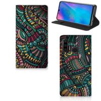 Huawei P30 Lite New Edition | Hoesje met Magneet | Aztec