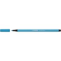 STABILO Pen 68, premium viltstift, neon blauw, per stuk