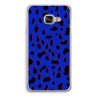 Blue Leopard: Samsung A3 (2017) Transparant Hoesje