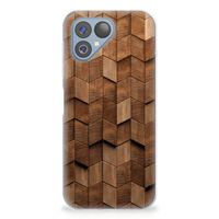 Bumper Hoesje voor Fairphone 5 Wooden Cubes