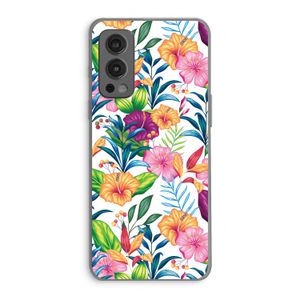 Tropisch 2: OnePlus Nord 2 5G Transparant Hoesje