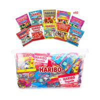 Haribo Mega-Fête XL snoepzakjes box - Strooigoed - 92 zakjes - 4kg