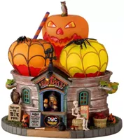 Lemax the bad apple shop verlicht huisje Spooky Town 2021