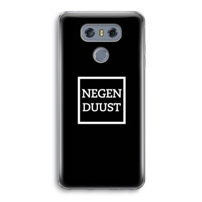 Negenduust black: LG G6 Transparant Hoesje
