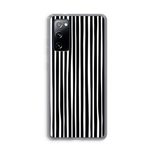 Stripes: Samsung Galaxy S20 FE / S20 FE 5G Transparant Hoesje