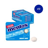 Mentos suikervrije kauwgom - Mighty Mint - 12 blisters - thumbnail